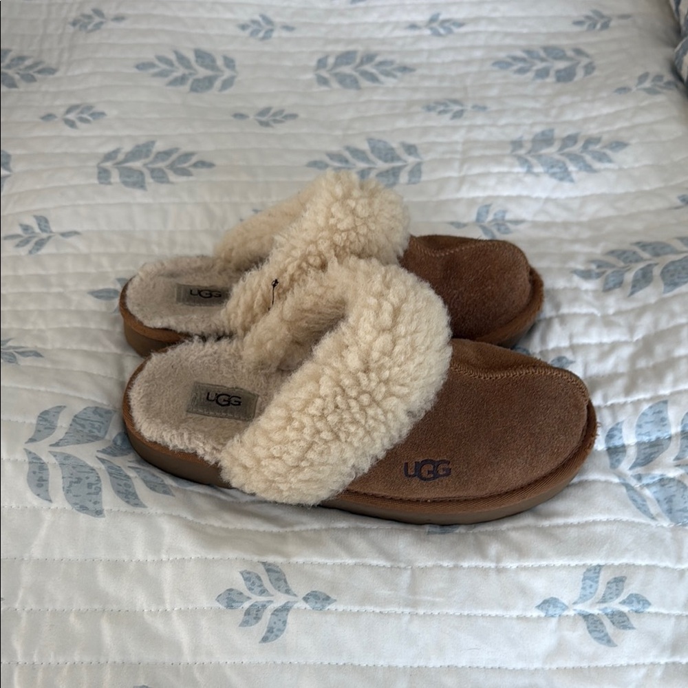 UGG Tan Shearling Slippers